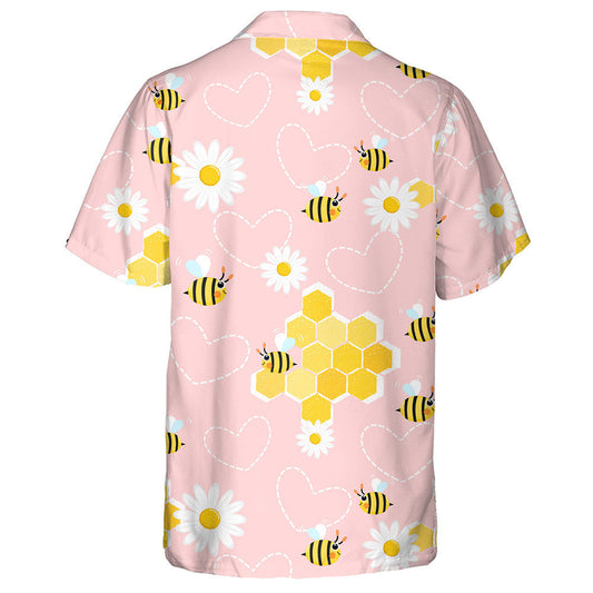 Beacha i nGairdín Bláthanna Nóinín ar Chúlra Bándearg Léine Haváís, Bronntanas Léine Haváís, Bronntanas Nollag