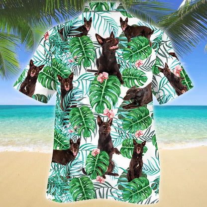 Gléasra Trópaiceach Madra Kelpie na hAstráile Léine Haváíais, Bronntanas Léine Haváíais, Bronntanas Nollag