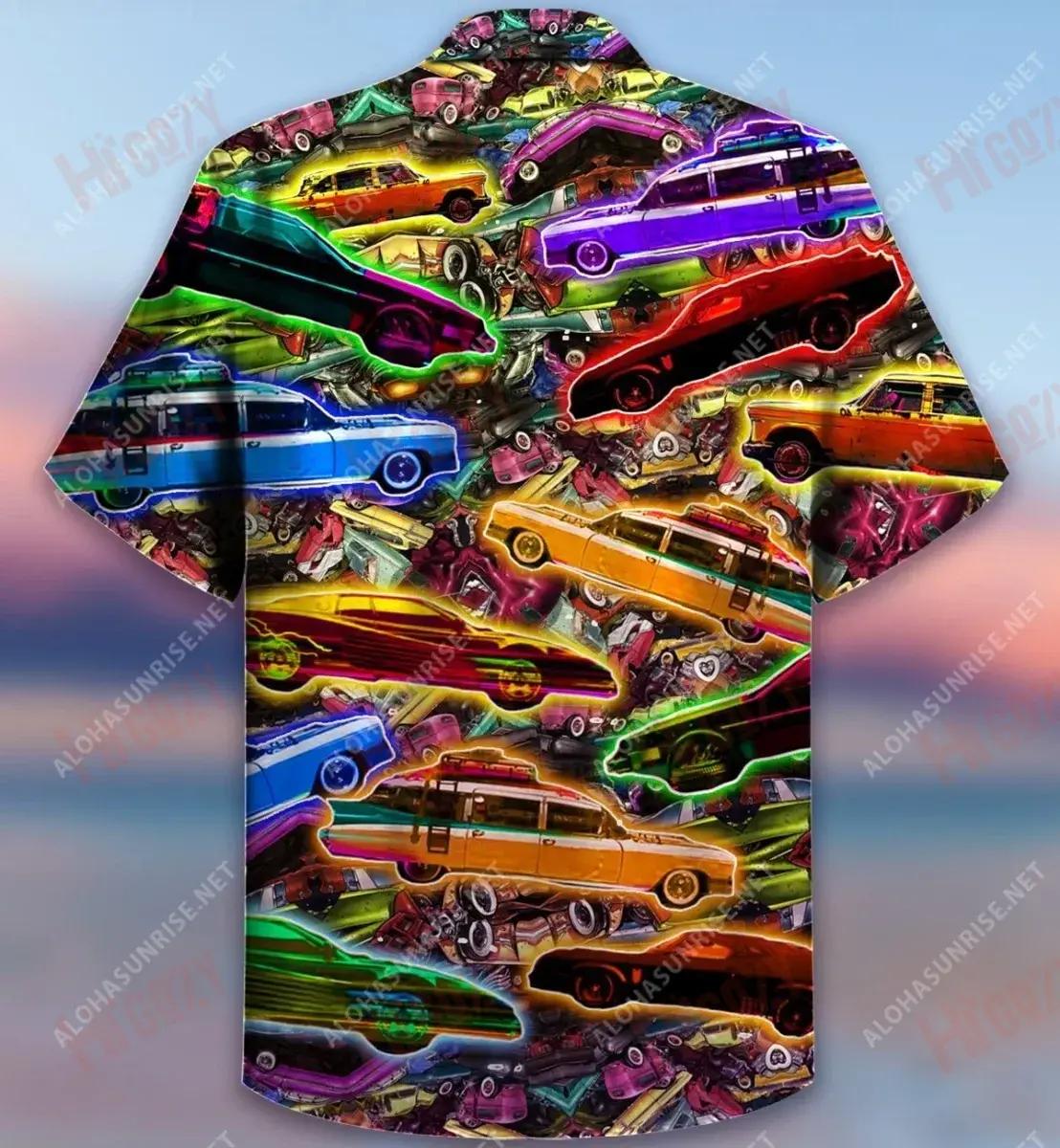 Is breá liom Gluaisteáin Thapa Gluaisteán Léine Haváís Unisex Laethanta Saoire Muinchille Gearr Na Léinte Haváís is Fearr Léinte Greannmhar Haváís, Bronntanas Léine Haváís, Bronntanas Nollag