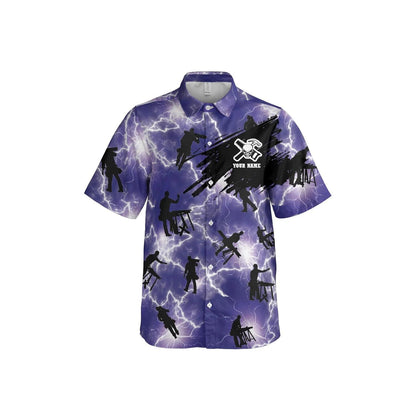 Carpenter Storm Personalized Hawaiian Shirt, Hawaiian For Gift