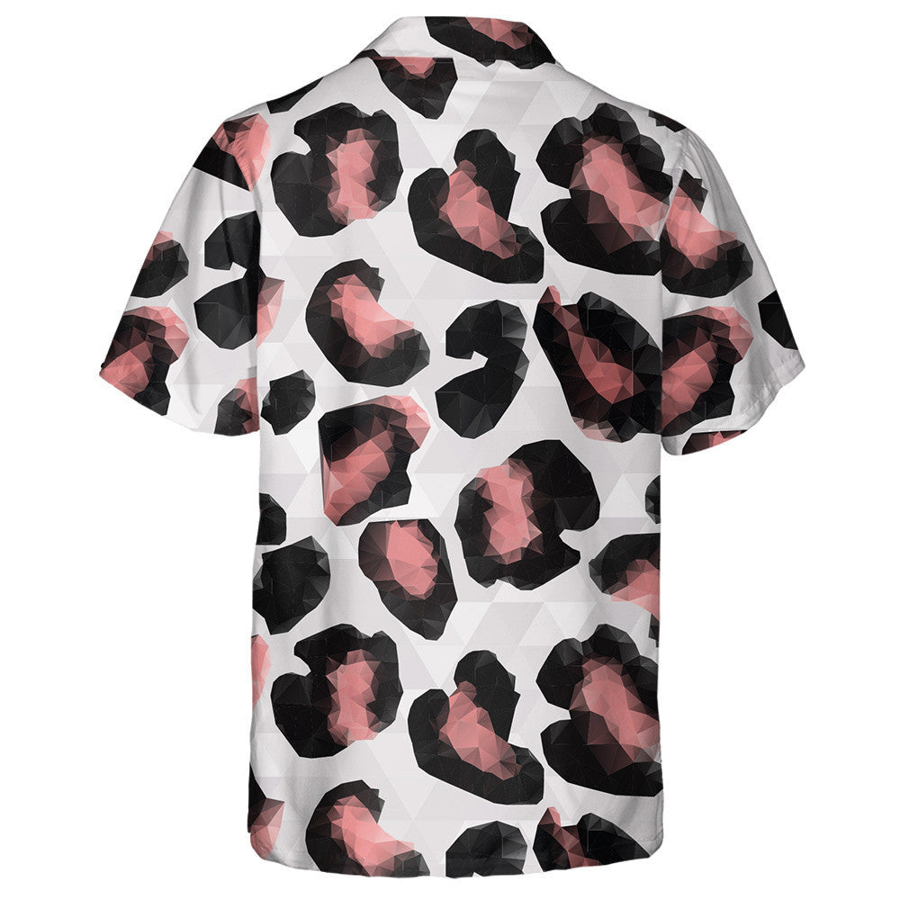 Modern Trendy Leopard Spots With Triangle Hawaiian Shirt,Hawaiian Shirt Gift, Christmas Gift