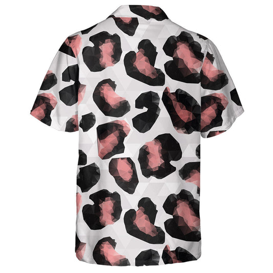 Modern Trendy Leopard Spots With Triangle Hawaiian Shirt,Hawaiian Shirt Gift, Christmas Gift