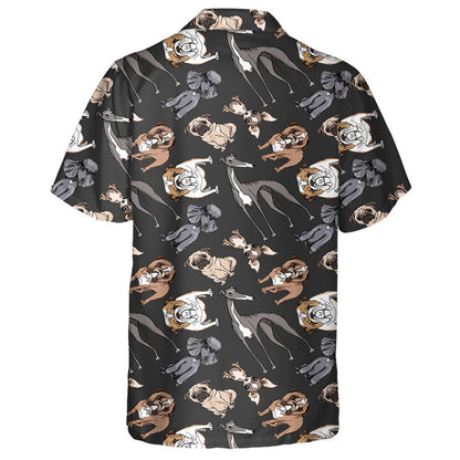 Madraí Greannmhar Cartúin agus Coileáin Carachtair Léine Haváís, Bronntanas Léine Haváí, Bronntanas Nollag