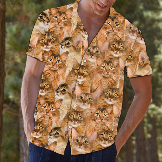 Life Is Better With Somali Cat Hawaiian Shirt, Hawaiian For Gift