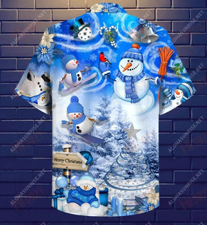 All I Want For Xmas Is Snowman Unisex Short Short Sleeve Shirt Summer Hawaiian T Shirts Best Hawaiian Shirts Hawaiian Shirts For Men, Hawaiian Shirt Gift, Christmas Gift