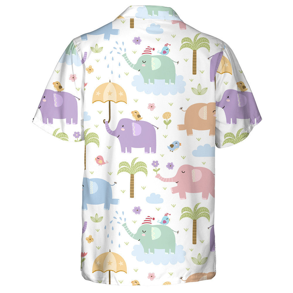 Eilifint Greannmhar Shona Le Umbrella Éan Agus Cuir Léine Haváíach, Bronntanas Léine Haváíais, Bronntanas Nollag