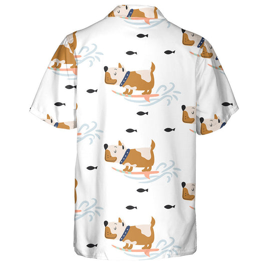 Madraí Donn Gleoite ar Chéim Surfála Cúlra Léine Haváí, Bronntanas Léine Haváí, Bronntanas Nollag