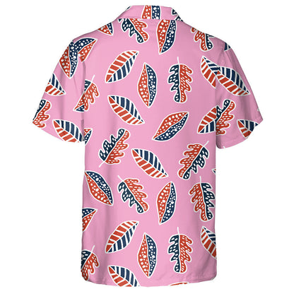 Duilleoga Láimhe Tarraingthe Ildath Le Dathanna Bratach Mheiriceá Léine Haváís, Bronntanas Léine Haváís, Bronntanas Nollag