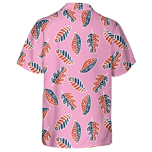 Duilleoga Láimhe Tarraingthe Ildath Le Dathanna Bratach Mheiriceá Léine Haváís, Bronntanas Léine Haváís, Bronntanas Nollag