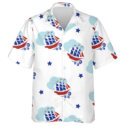 Patrún Dathanna na Brataí Náisiúnta le Báid Seolta Scamaill Agus Réaltaí Léine Haváís, Bronntanas Léine Haváíais, Bronntanas Nollag