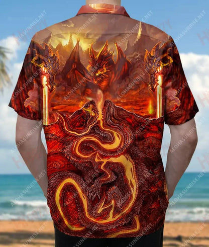Dragon Fire The Eternal Heat Unisex Hawaiian Shirt Hobbies Short Sleeve Vintage Hawaiian Shirts Hawaiian Shirts For Women, Hawaiian Shirt Gift, Christmas Gift