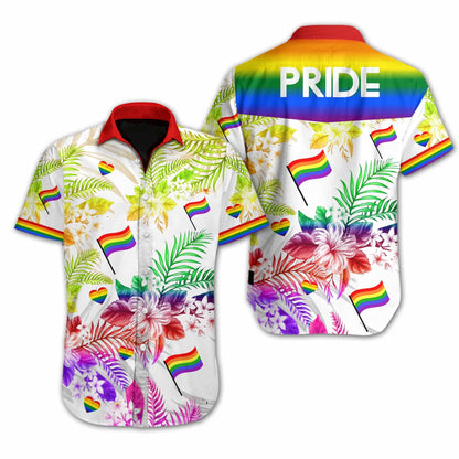 Lgbt Pride Love Is Love Vivid Design Hawaiian Shirt, Hawaiian Shirt Gift, Christmas Gift
