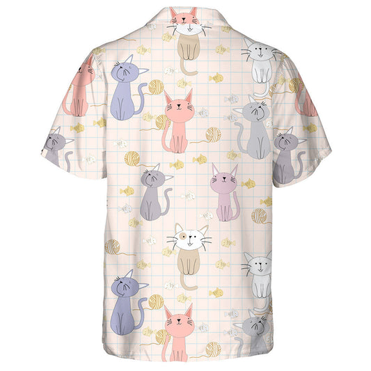 Carachtar Cat Babaí gleoite aoibh gháire Agus Sásta Léine Haváís, Bronntanas Léine Haváís, Bronntanas Nollag