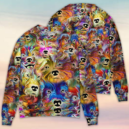 Dog Painting In My Memory Ugly Christmas Sweater, Christmas Gift, Gift Christmas 2024