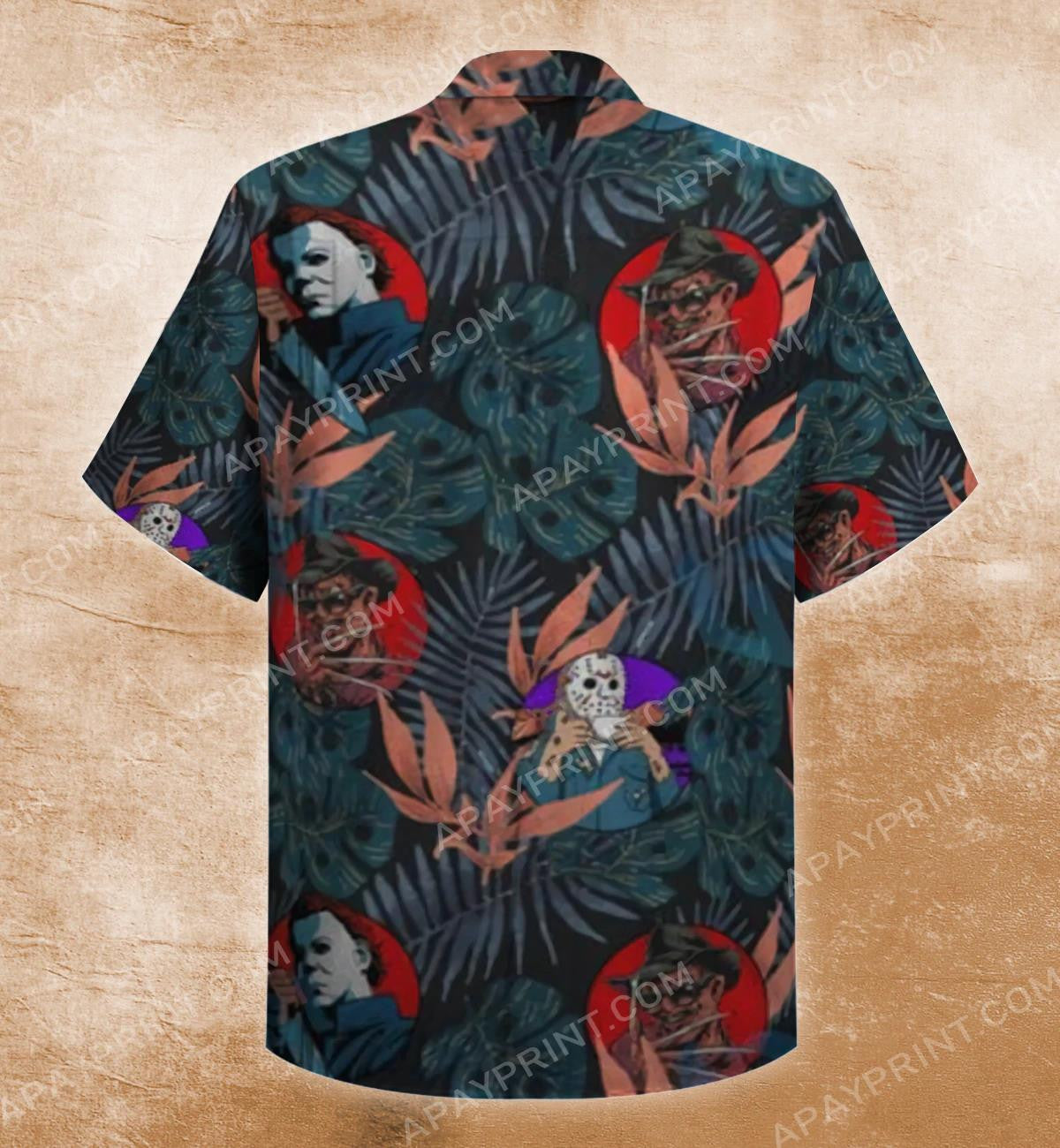 Halloween Horror Movie Killers Hawaiian Shirt, Hawaiian For Gift