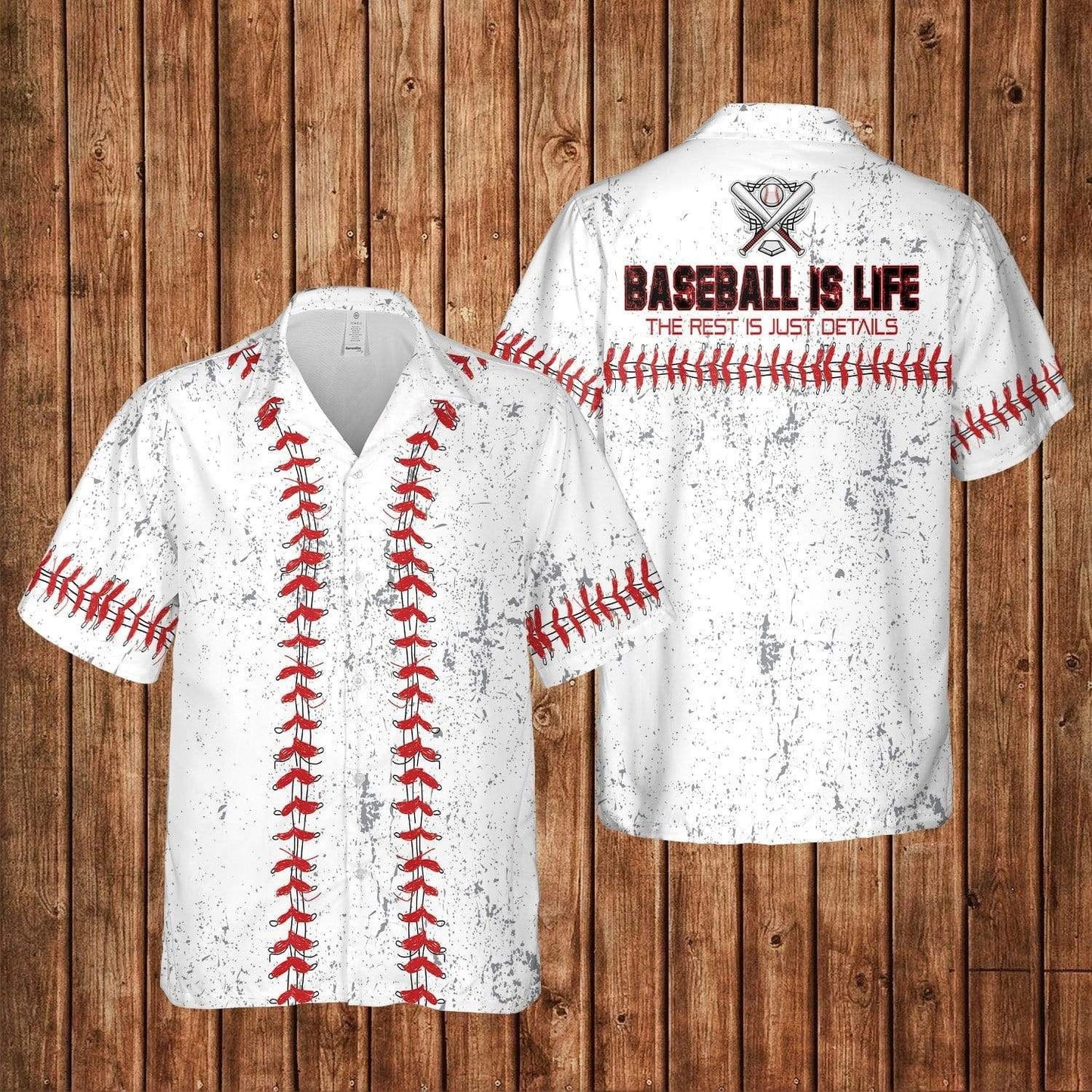 Baseball Is Life The Rest Is Just Details Hawaiian Shirt, Hawaiian Shirt Gift, Christmas Gift