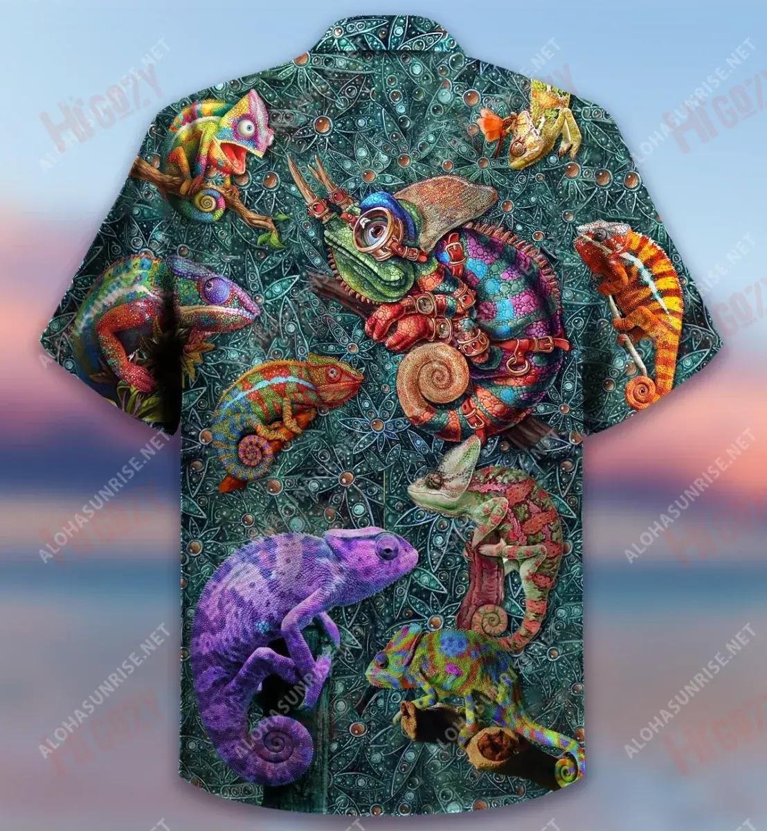 Is breá liom Lizards Freakin, Ceart go leor Léine Haváís Caitheamh aimsire Gearr Muinchille Oirbheartaíochta Haváis Patrún Léine Haváís, Bronntanas Léine Haváís, Bronntanas Nollag