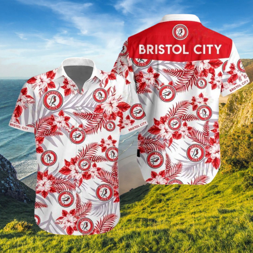 Bristol City Hawaiian Shirt ,Hawaiian Shirt Gift, Christmas Gift