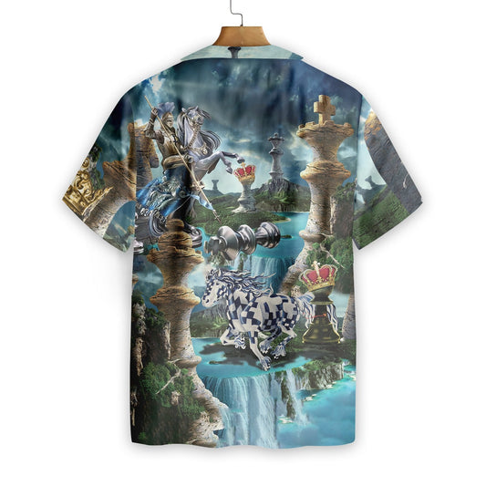 Giant Chessman Beautiful Landscape Nice Design Hawaiian Shirt,Hawaiian Shirt Gift, Christmas Gift
