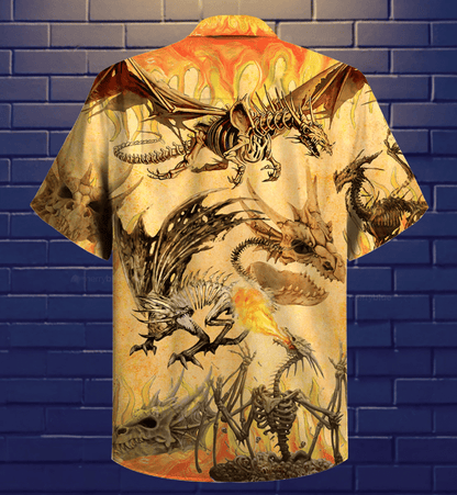 Black Dragon Skull Patrún Cool Léine Haváís, Haváís For Gift