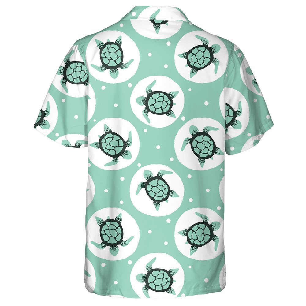 Turtar Mara Bána Agus Sliogáin Ar Léine Dark Haváís Gorm, Bronntanas Léine Haváíais, Bronntanas Nollag