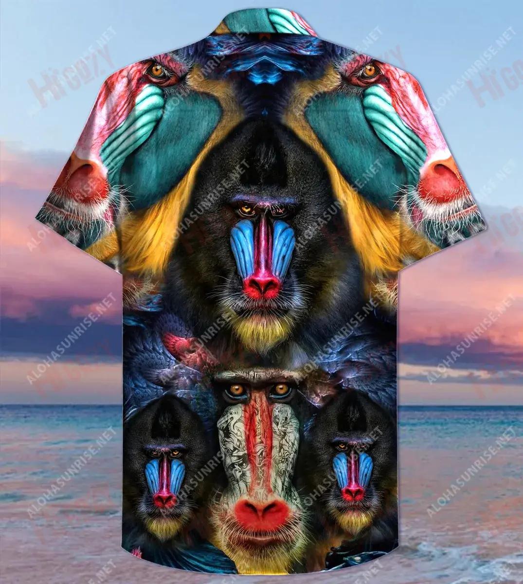 Amazing Mandrill Unisex Hawaiian Shirt Hobbies Short Sleeve Vintage Hawaiian Shirts Hawaiian Shirts For Women, Christmas Gift