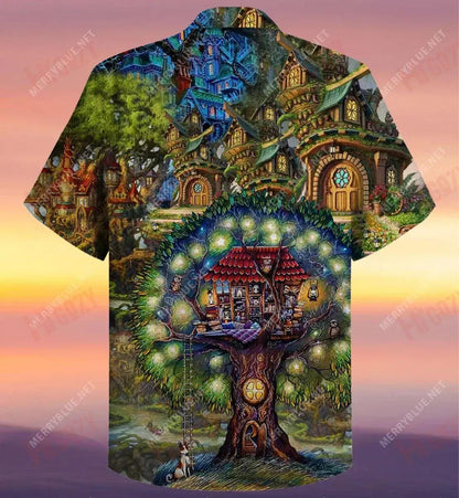 My Dream Treehouse Short Hawaiian Shirt Ocean Short Sleeve Vintage Hawaiian Shirts Hawaiian Shirt Pattern, Hawaiian Shirt Gift, Christmas Gift