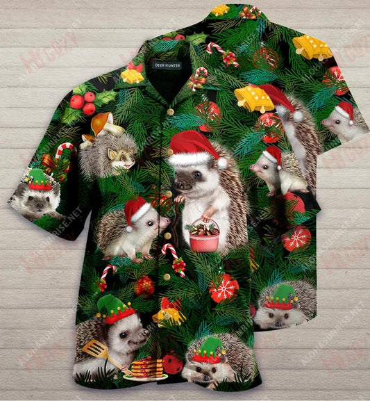 Nollaig Shona an Uasail Gráinneog Léine Gearr Muinchille Gearr Léinte T an tSamhraidh Léinte Haváís Seanréalta Léinte Haváís D'Fhir, Bronntanas Léine Haváís, Bronntanas Nollag