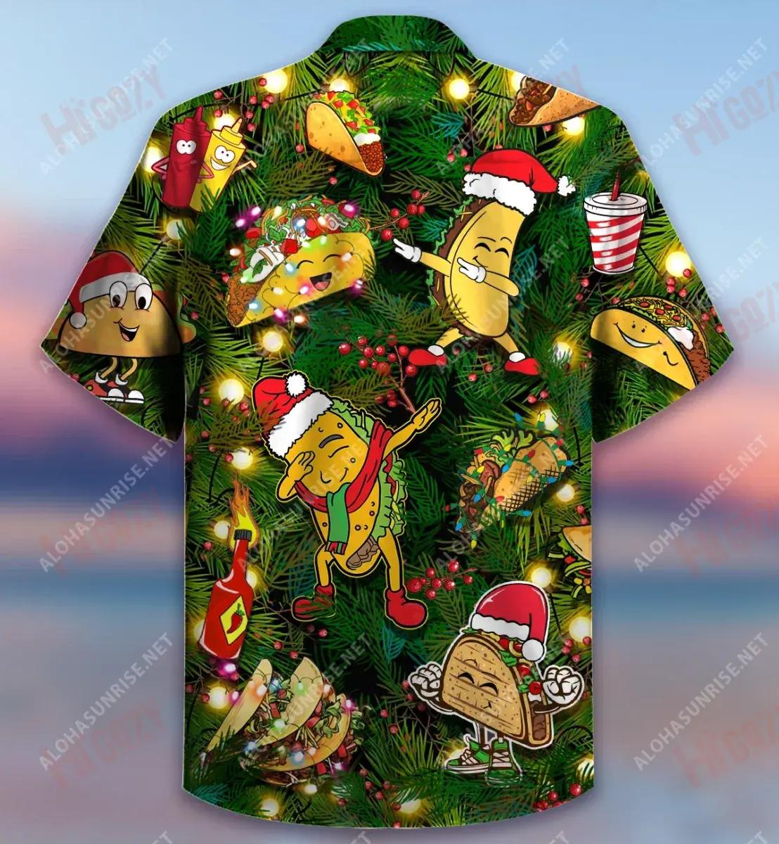 Tá Mise Ag Tacos Léine Gearr Haváís Aigéan Aloha Shirt Léine Oirbheartaíochta Haváís Léinte haváíais d'Fhir, Bronntanas Léine Haváíais, Bronntanas Nollag