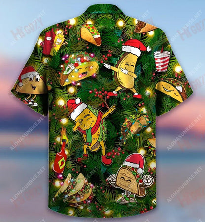 Tá Mise Ag Tacos Léine Gearr Haváís Aigéan Aloha Shirt Léine Oirbheartaíochta Haváís Léinte haváíais d'Fhir, Bronntanas Léine Haváíais, Bronntanas Nollag