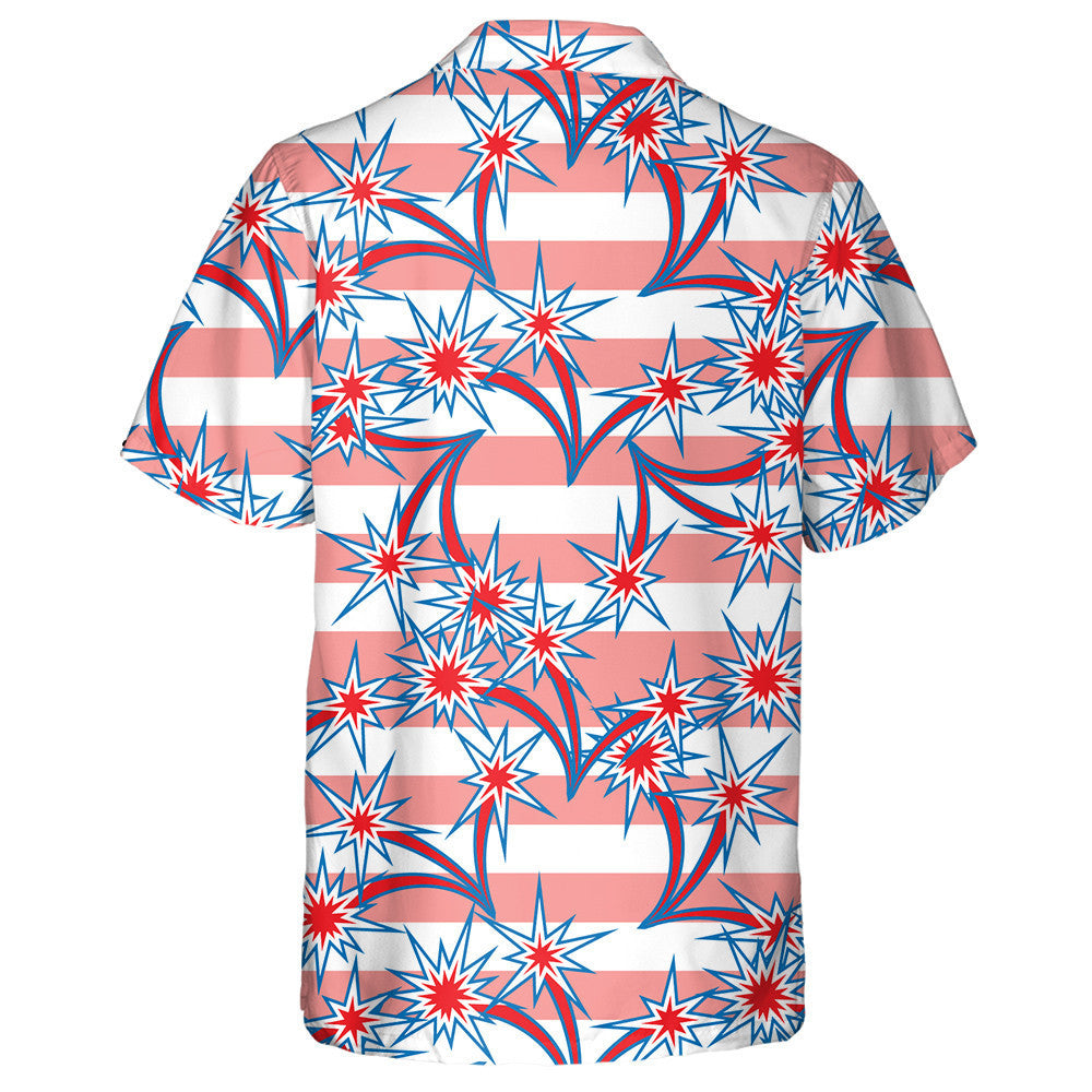 Réaltaí Lámhacha Buailte Ar Chúlra Stiallacha Dearga Agus Bán Léine Haváís, Bronntanas Léine Haváíais, Bronntanas Nollag