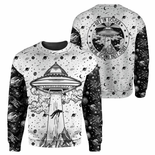 UFO Ailen - 3D All Over Printed Shirt Tshirt Hoodie Apparel