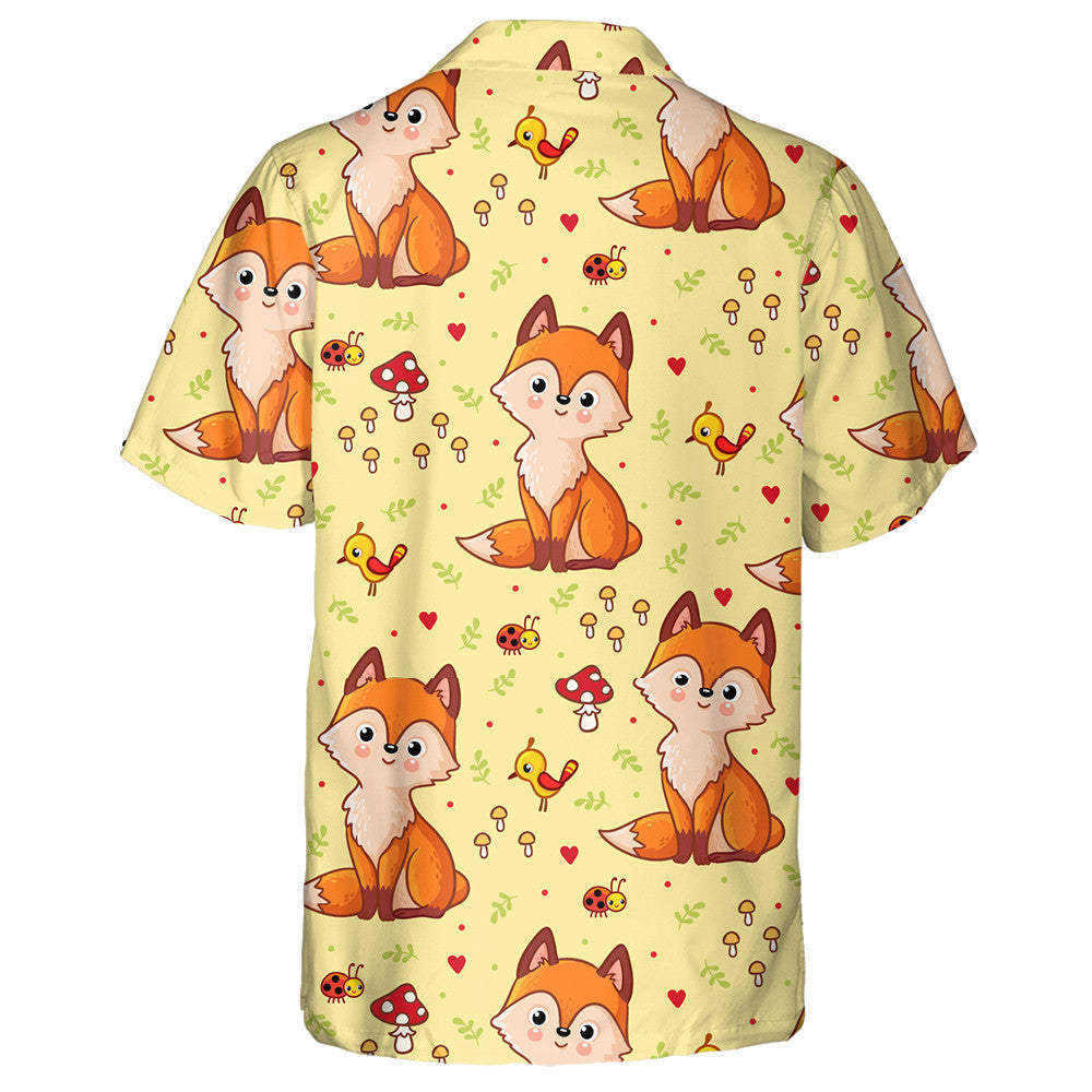 Sionnach Álainn Ar Chúlra Beacáin Agus Éan Léine Haváís, Bronntanas Léine Haváí, Bronntanas Nollag