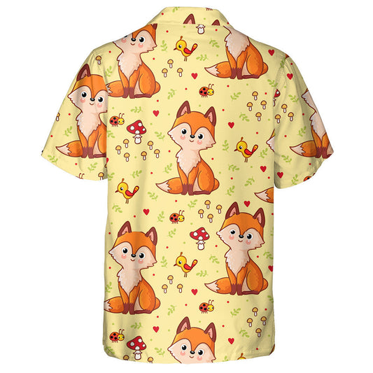 Sionnach Álainn Ar Chúlra Beacáin Agus Éan Léine Haváís, Bronntanas Léine Haváí, Bronntanas Nollag