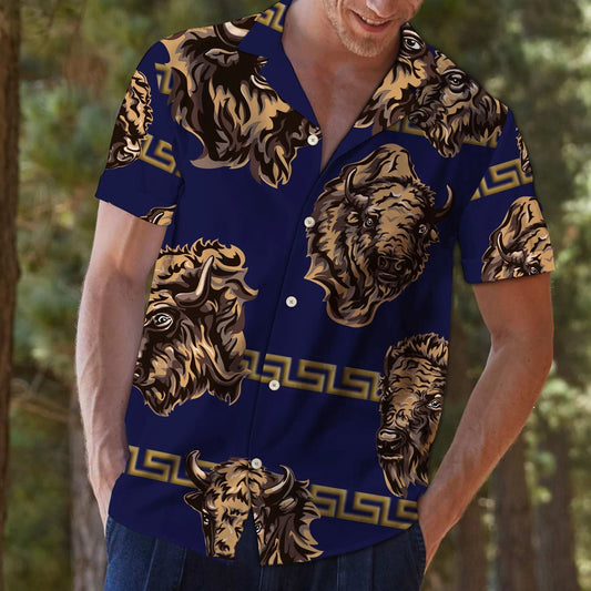 Ceann Bison Ollmhór an Iarthair ar Phatrún Téamach Cabhlach Léine Haváís, Bronntanas Léine Haváíais, Bronntanas Nollag