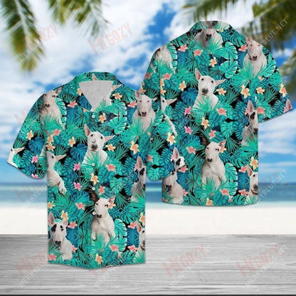 Tarbh-Bhrocaire Tropical - Léinte Haváís Laethanta Saoire Gearr Muinchille Léinte Grinn Haváí Léinte Greannmhar Haváís, Bronntanas Léine Haváís, Bronntanas Nollag