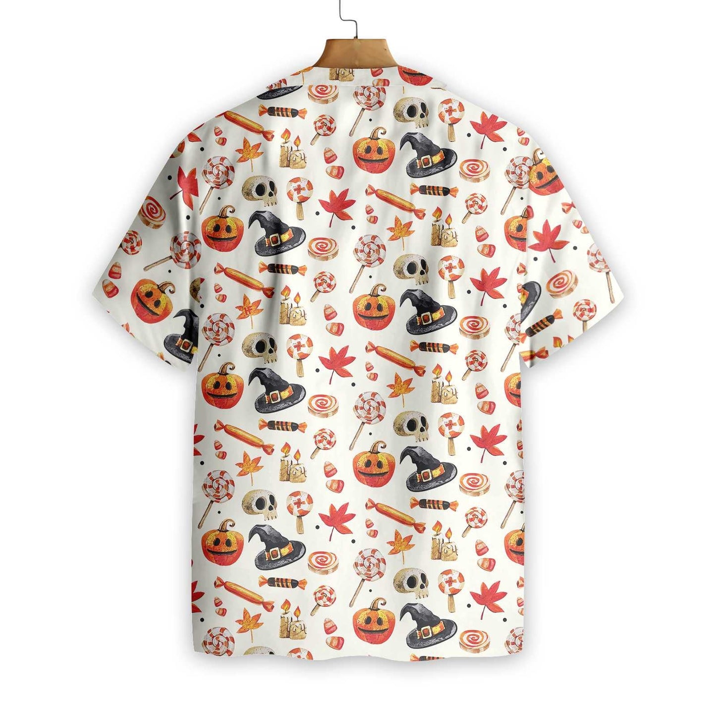 Halloween Art Print Hawaiian Shirt, Hawaiian For Gift