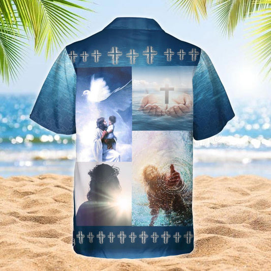 Shábháil Íosa Mé Ar Dhearadh Gorm Dorcha Léine Haváís, Bronntanas Léine Haváíais, Bronntanas Nollag