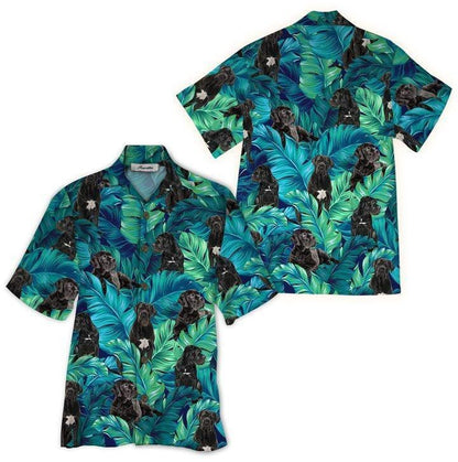 Cane Corso Tropical Background Design Hawaiian Shirt, Hawaiian For Gift