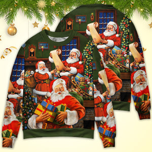 Christmas Santa Claus Gift For Xmas Art Style Ugly Christmas Sweater, Christmas Gift, Gift Christmas 2024