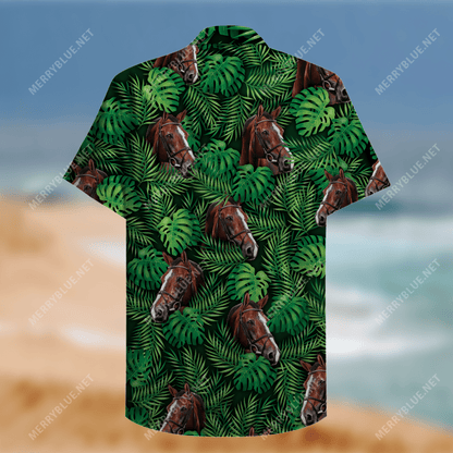 Buy Horse Unisex Hawaiian Shirt-Hawaiian Shirt Gift, Christmas Gift