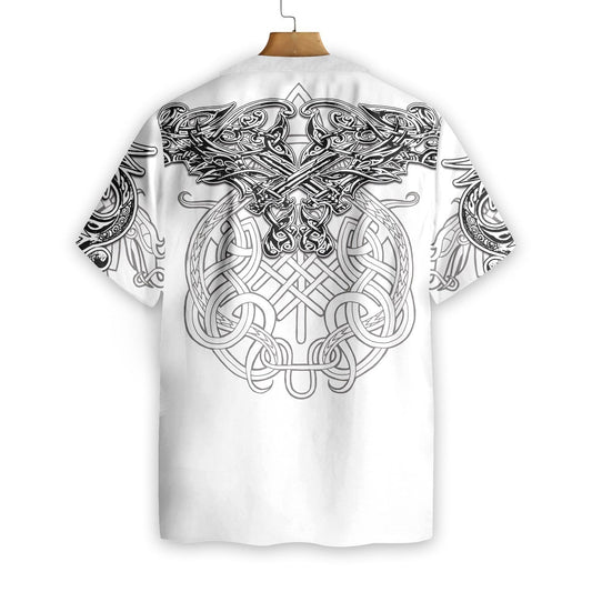 Celtic Dragon Tattoo 3D Pattern Design Hawaiian Shirt,Hawaiian Shirt Gift, Christmas Gift