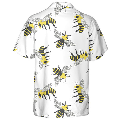 Dubh Agus Buí Lámh Tarraingthe ag Eitilt Mil Bee Léine Haváís, Bronntanas Léine Haváís, Bronntanas Nollag