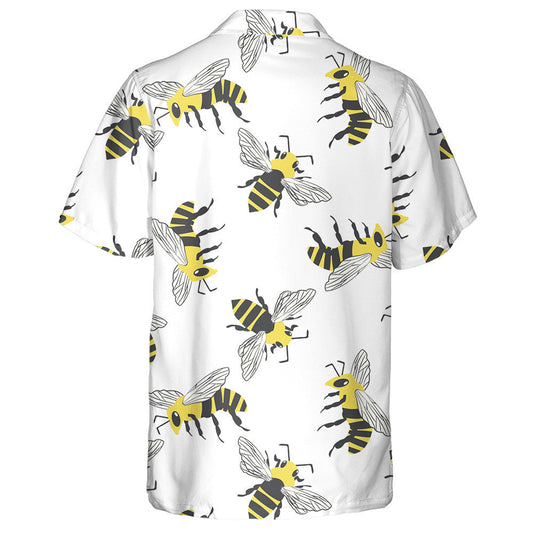 Dubh Agus Buí Lámh Tarraingthe ag Eitilt Mil Bee Léine Haváís, Bronntanas Léine Haváís, Bronntanas Nollag