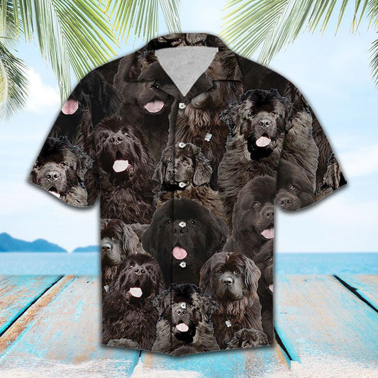 Dath Dorcha Uafásach Aghaidh Madraí Thalamh an Éisc le Téama Léine Haváí, Bronntanas Léine Haváís, Bronntanas Nollag