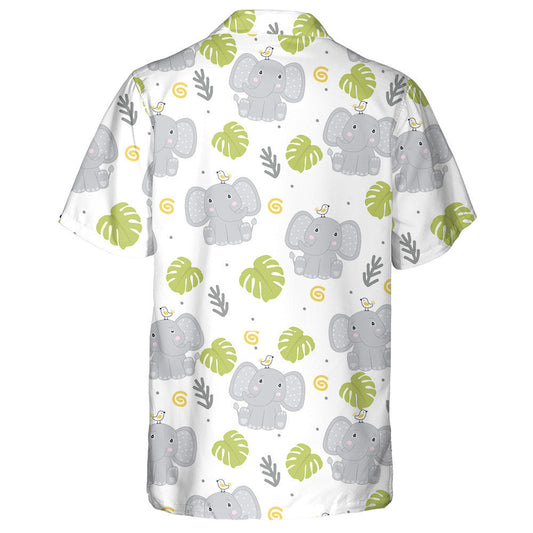 Eilifint Adorable Babaí le Duilleoga Éan Agus Trópaiceacha Léine Haváís, Bronntanas Léine Haváís, Bronntanas Nollag