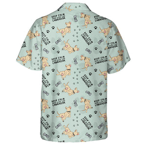 Adorable Sleeping Dogs In Cartoon Background Hawaiian Shirt, Hawaiian For Gift