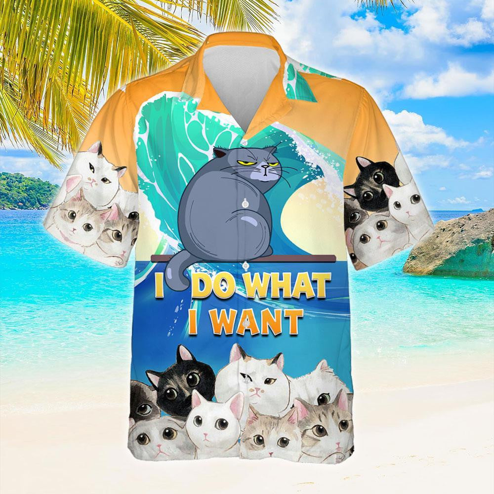 Dearadh Achomharc Cat Léine Haváíais Déanaim Mar a Theastaím, Bronntanas Léine Haváíais, Bronntanas Nollag