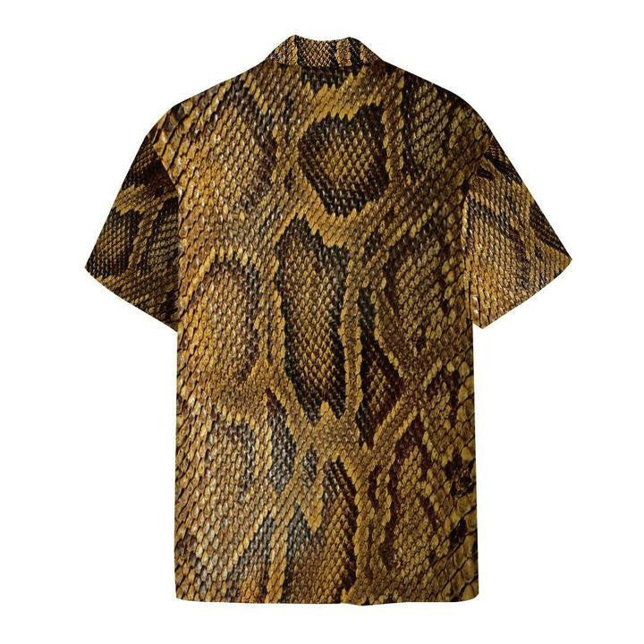 Awesome Snake Skin Pattern Hawaiian Shirt, Hawaiian For Gift