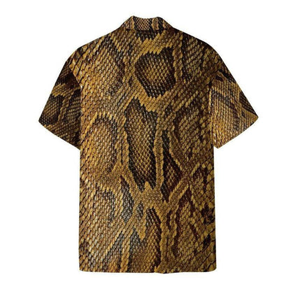 Awesome Snake Skin Pattern Hawaiian Shirt, Hawaiian For Gift